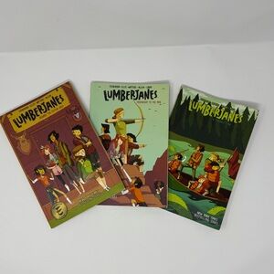 Lot Of 3 Lumberjanes Graphic Novels / Comic Books, Vol 1, Vol 2, Vol 3, YA tween